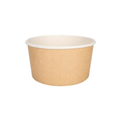 China Decorative disposable mache takeaway custom soup paper packaging bowl with lid for sale