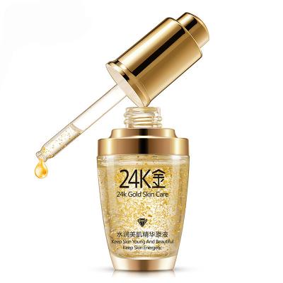 China Anti Wrinkle Anti Aging Oil Control Skin Care Vitamin C 24k Gold Hydration Serum for sale