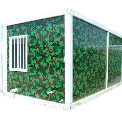 China Industrial easily assemble and disassemble detachable colorful portable flat pack prefab container steel lot for sale for sale