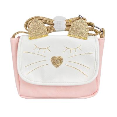 China Kids Cute Cute Cross-body Cat Cartoon Mini Shoulder Bag for sale