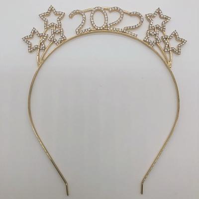 China Hair Accessories Shapes Party Rhinestone Headband Star Pentagon Holiday Hair Accessories Headband For Women for sale