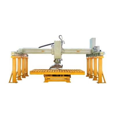 China Building material stores factory direct sales automatic infrared bridge saw table integrated laterite hard stone cutting machine for sale