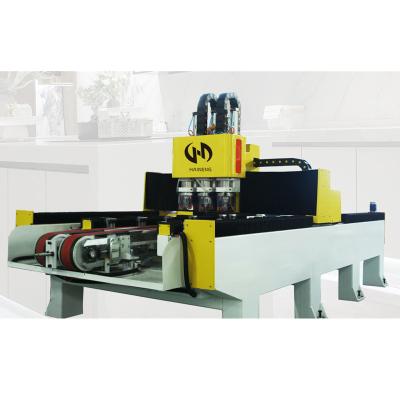 China Industrial artificial stone marble and quartz stone countertop processing industry automatic 3 bit hole quartz sink hole cutting machine for sale