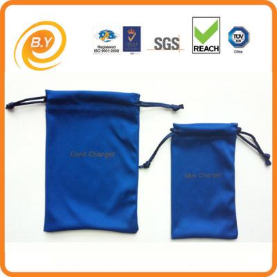 China De Zonnebrilzak van Silkscreen Kleine Microfiber, TUV Drawstring Glazenzak Te koop