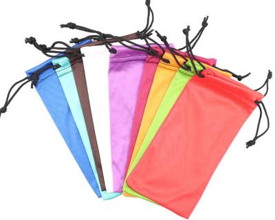 Chine La poche légère de bijoux d'Eco Microfiber, les lunettes de soleil antipoussière de tissu de BSCI mettent en sac à vendre