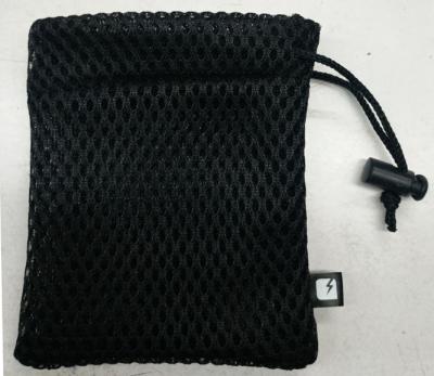 China BRC 10cm kleiner Nylon-Mesh Drawstring Bags Packaging TUV mit gesponnenem genähtem Aufkleber zu verkaufen