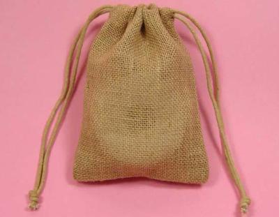 China TUV 13cm Drawstring van de het Linnenjute van Zakzakken van de de Juwelenjute SGS van de Giftzakken Te koop