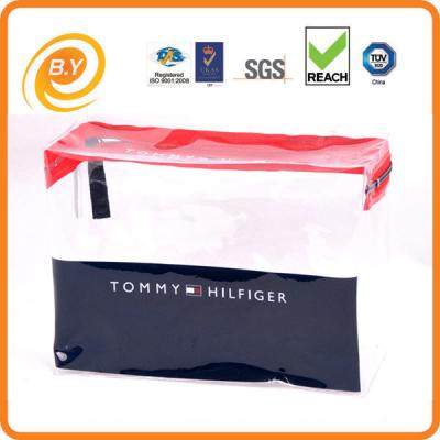 China 6P AZO Free PVC Pouch Bag , 0.2mm 3C PVC Zip Lock Bags Frosted EVA Garment Packaging for sale