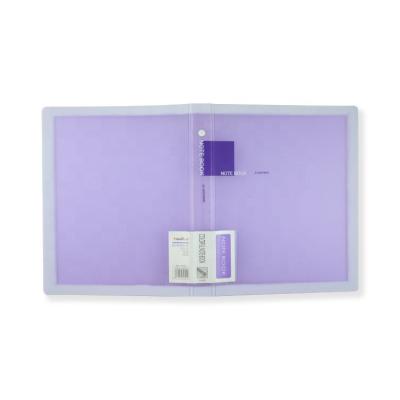 China Custom Hole Ring Binder Punch File Folders A5 PP 20 Plastic Folder Eco - Friendly for sale