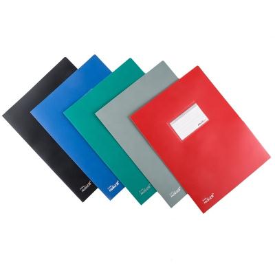 China A4 PP Pockets Eco-Friendly Report Custom Cover Plastic Presentation Folders 2 Pockets Office Business Cardboard Folder for sale