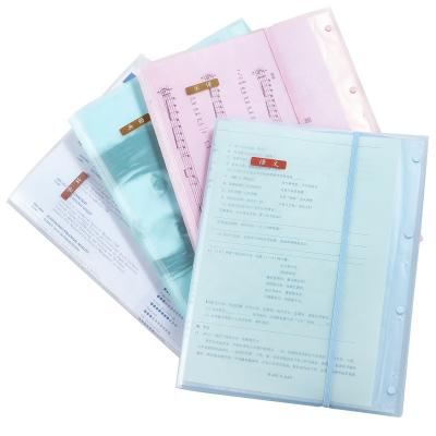 China Transparent Clip Art Storage Bag A3 Book Picture Album Information PP Student File Test Paper Folder Waterproof Book Insert Storage for sale