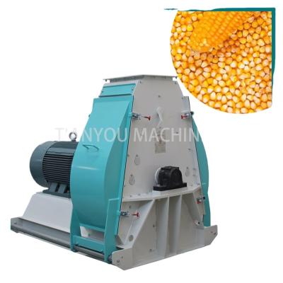 China Farms Corn Hammer Mill 1 - 30ton Per Hour Capacity for sale