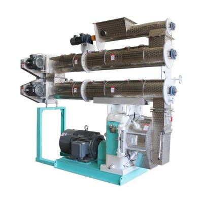 China Farms 5 - 7 Ton Per Hour Capacity Feed Pellet Mill Machine For Poultry Feed for sale