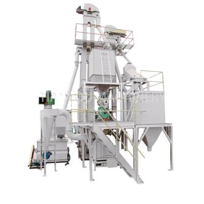 China Aquatic feed/pet feed/floating feed chicken feed production line 1 - 2 ton capacity for layers broilers for sale