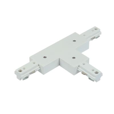 China Good Quality Modern Hot Selling White Light Track 3 Wires T Track Connector PC Track Light Accessories for sale