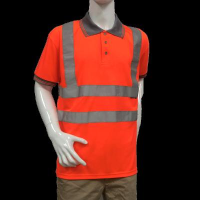 China High Visilibility Custom t shirt uniform hi vis safety cotton polyester reflective shirt for sale