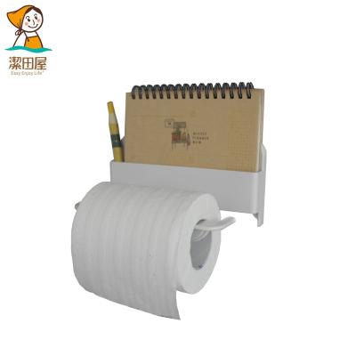 China Simply Sustainable Toilet Paper Roll Holder With Phone Shelf for sale