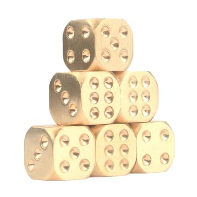 China Game Playing To Carve 1Pcs Brass To Carve Pure Copper Solids Carve Manual Mahjong Creative Polishing Bar/Dinner Sieve Creative Small Decorative Items for sale