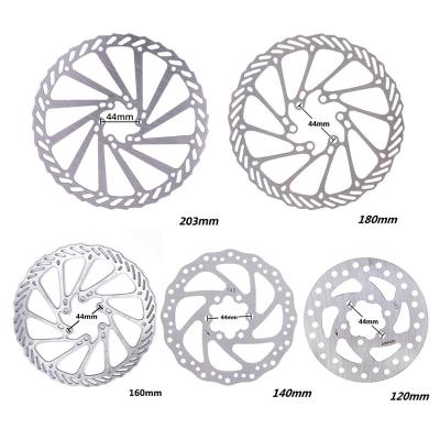 China BMX 203mm/180mm/160mm/140mm/120mm 6inch Disc Brake Rotor Stainless Steel For MTB Mountain Road Cruiser Bike Bicycle Parts for sale