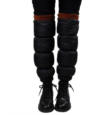 China Clothing Direct Sales Cold Cheap Warm Windshield Black Down Knee Pads for sale