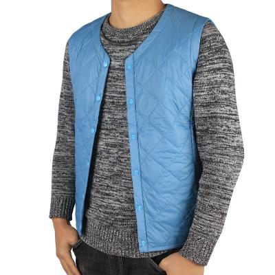 China Custom Made Anti-wrinkle Latest Style Comfortable Winter Black Warm Soft Men Down Vest for sale