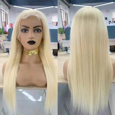 China Body Wave 13x6 Lace Headband 613 Lace Wigs 13X4 Swiss Hd Transparent Lace Front Wig 100% Blonde Hair Color 613 Full Lace Wig Straight for sale