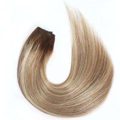 China Secrect Halo Balayage Straight Hair Extensions Ombre Hair Extensions Straight Hair Extensions Chocolate Brown Wig For Woman for sale