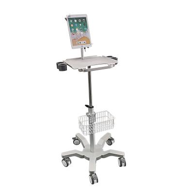 China Chinese hot selling ipad cart with lock medical ultrasound tablet hospital carts for sale