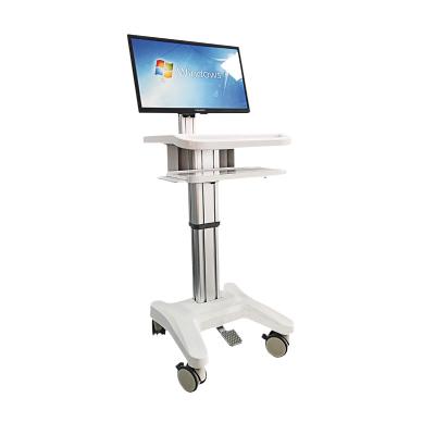 China Medical Chinese Height Nomad Adjustable Computer Hospital Trolley for sale