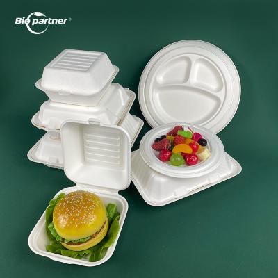 China Contenedor de comida para llevar biodegradable en venta