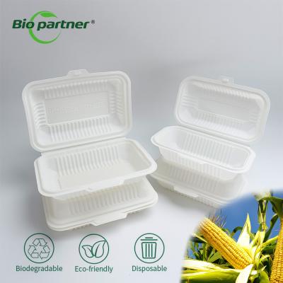 China Take Away Food Packaging PP Corn Starch Plastic Container for Disposable Box en venta