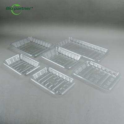 Κίνα Frozen Dough Plastic Tray for Supermarket Meat Blister Plastic Food Tray Box Industrial προς πώληση