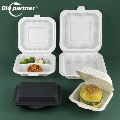 중국 5 Compartment Black Bento Takeaway Microwave Safe Disposable Plastic Lunch Box for Food 판매용