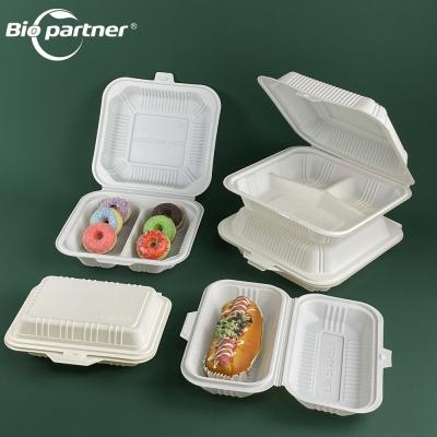 중국 AF17 Luxury Black Compartment Eco Friendly Disposable Bento Box for Hot Food Takeaway 판매용