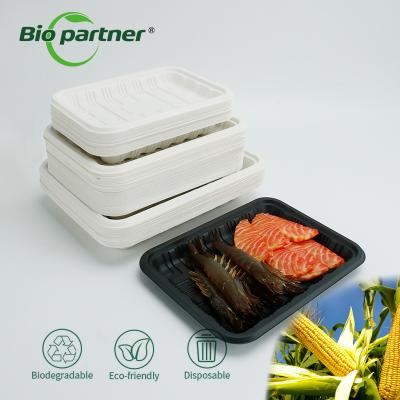 China Eco-friendly Material Box Blister Process Type Disposable PP Tray for Frozen Seafood for sale