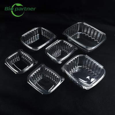 China Custom Order Accepted PET Clamshell Box for Clear Fruit Packaging Plastic Containers for sale