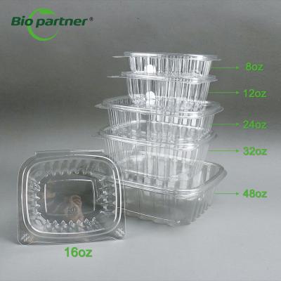 China Supermarket To Go Containers with Clear Lids Customized Shape Plastic Food Containers zu verkaufen