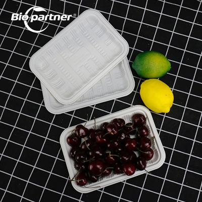 China Customized Shape Disposable Plastic Blister Supermarket Fruit Vegetable Punnet for sale