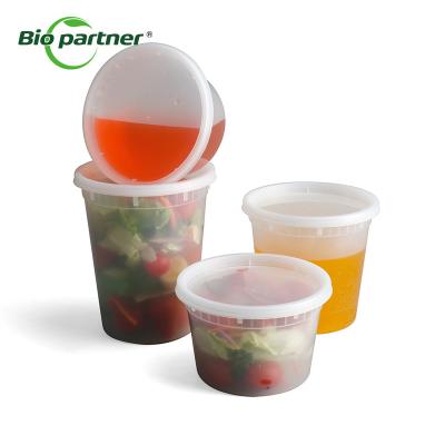 中国 Customizable 8oz 12oz 16oz 24oz 32oz PP Food Package Deli Container for Any Size Need 販売のため