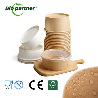 中国 Bio Degradable Food Packaging Customized Printing Takeaway Food Kraft Paper Lunch Box 販売のため