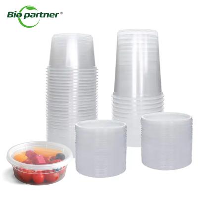 China Customized Lid Takeout Soup Bowls for Disposable Round Plastic Food Storage Containers for sale