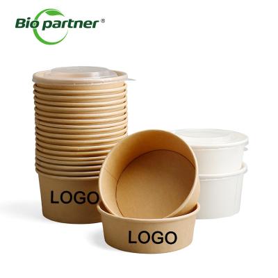 중국 Disposable Noodle Takeaway Craft Paper Bowls With Lid Perfect for Olive Oil Packaging 판매용