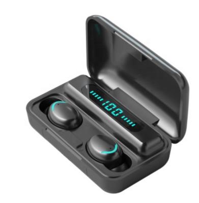 China Original Women LED Mini Lightweight Portable Wireless 2021 Men's F9 Earbuds Cheap Price In-Ear BT TWS F9 Earphone for sale