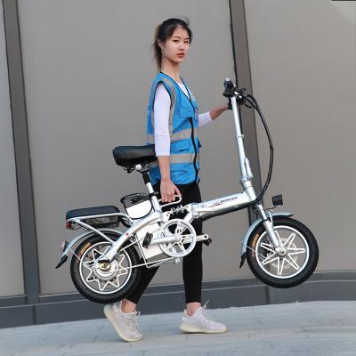 China New Standard Type 500W Ebike Electric Bicycle Bike Moped Folding E-mini Bike With Two Seat From China Factory Outlet for sale