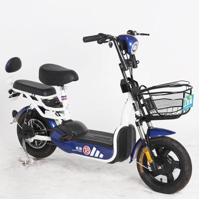 China China Factory Wholesale Price Power Display 14 Inch Wheel Iron 500 High Power 500 350W Motor Electric Bicycle E Bike E Bike for sale