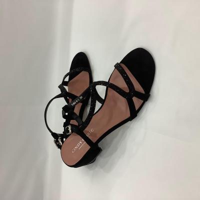 China Fashion Trend Women's Wedding Shoes Women's Sandals Wedding Soft Open Toe Wedding Sandals Classic Minimalism Cuban Heel for sale