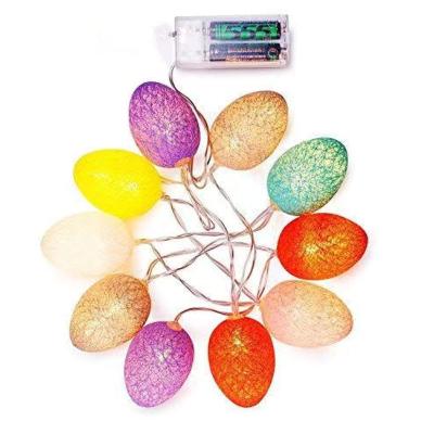 China Creative Personalization LED Slot Egg Shape Decoration Easter Egg String Lights String Lights Atmosphere Party String Lights for sale