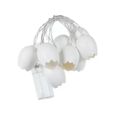 China Customization Led Eggshell Lamp Battery Operated Broken String For Easter Decoration for sale