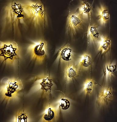 China Decorative AC LED Curtain Light String Lights Stars Moon Castle Palace Lights Ramadan Lights for sale