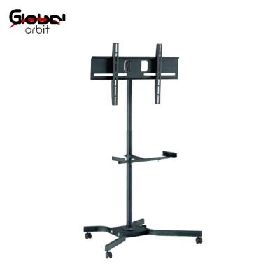 China Telescoping Adjustable Shelf TV Display Cart Rotate Cart 800 x 620 x 1031-1481mm to TV Bracket LCD LED for sale